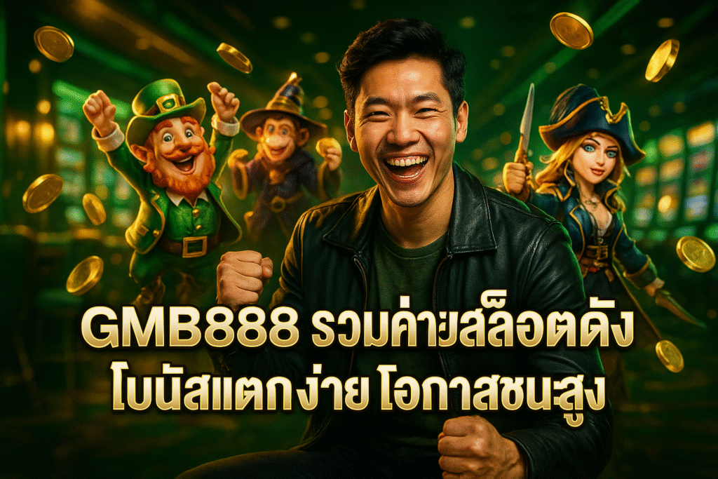 GMB888 รวมค่ายสล็อตดัง โบนัสแตกง่าย โอกาสชนะสูง