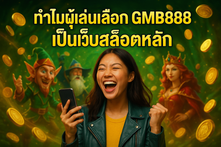 ทำไมผู้เล่นเลือก GMB888 เป็นเว็บสล็อตหลัก